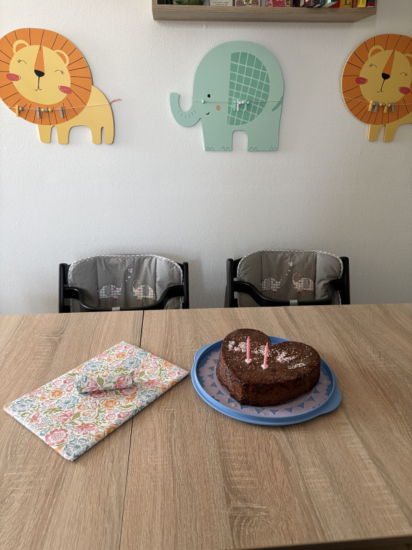 Jeder Geburtstag wird gefeiert mit einem selbst gebackenen Kuchen und einem individuellen Geschenk